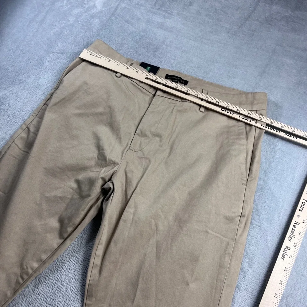 Banana Republic Mens Chino Pants Tan Khaki Straight Leg 36x29 NWT 1768308
